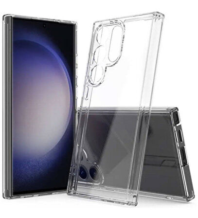 Samsung Galaxy S24 Ultra Şeffaf Silikon Kılıf