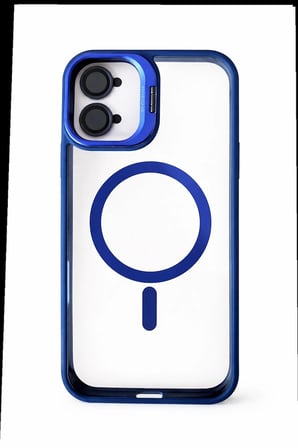 iPhone 16 Plus Uyumlu Kılıf Klon Stantlı + Lens Korumalı MagSafe Telefon Kılıfı