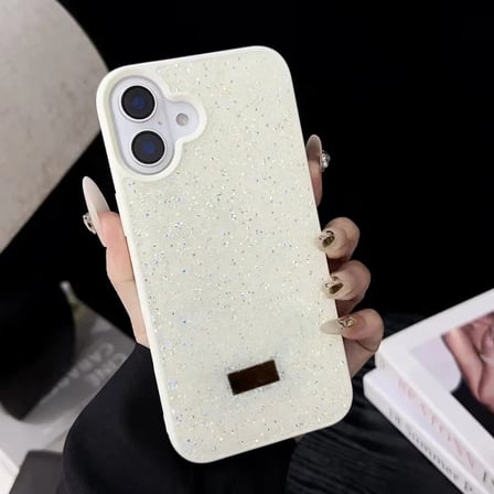 İphone 16 İle Uyumlu İnce Parlak Taşlı Premium Sw Telefon Kılıfı