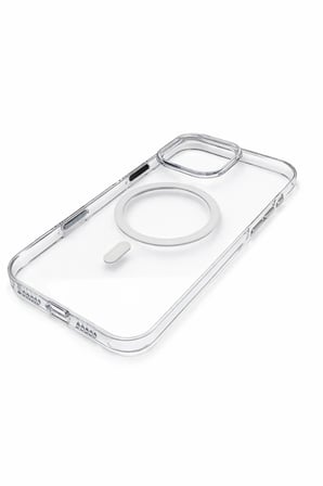 İphone 16 Pro ile Uyumlu Magsafe Özellikli Hybrid Animasyonlu Altı Kapalı Akıllı Tuşlu Sararmaz Kılıf
