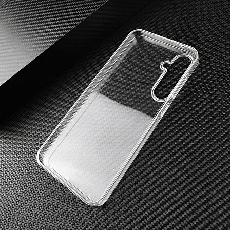 Galaxy A26 Uyumlu Kılıf Kamera Korumalı Şeffaf Esnek Renksiz Silikon Kapak