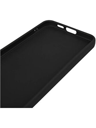 Samsung Galaxy A06 Kılıf Kamera Korumalı Esnek Mat Renkli Standart Siyah Silikon Kapak