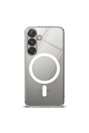 Samsung Uyumlu S25 Plus Magsafe Sert Şeffaf Telefon Kılıfı