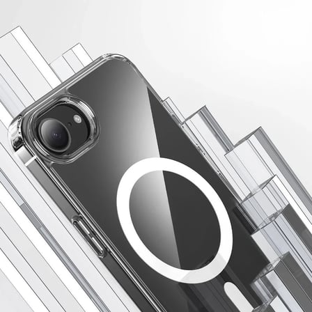 İphone 16 E Magsafe Sert Şeffaf Telefon Kılıfı
