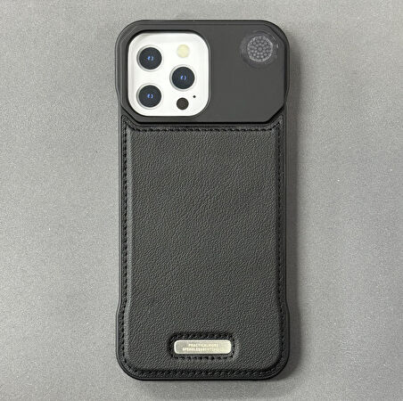 iPhone 16 Pro Max Parfümlü Koku Hazneli MagSafe Uyumlu Deri Kılıf 