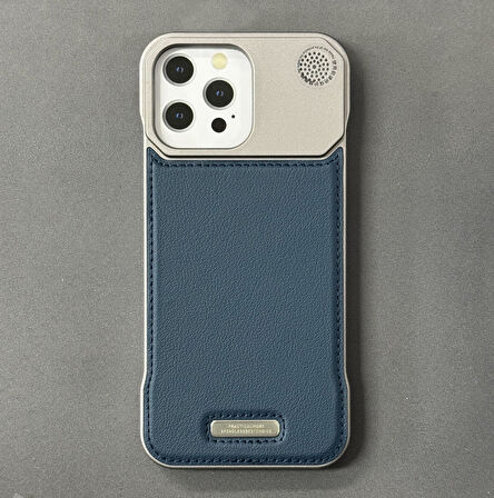 iPhone 16 Pro Max Parfümlü Koku Hazneli MagSafe Uyumlu Deri Kılıf 