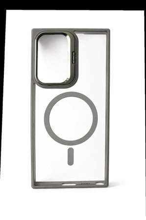 Samsung S25 Ultra Uyumlu Kılıf Klon Stantlı MagSafe Özellikli Telefon Kılıfı