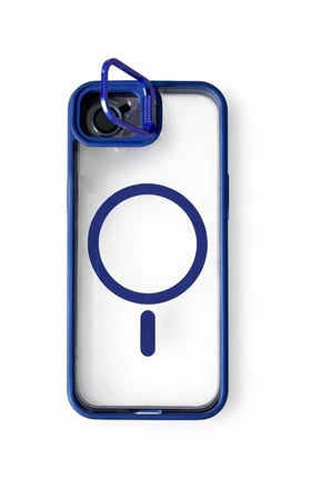 iPhone 16 E Uyumlu Kılıf Klon Stantlı + Lens Korumalı MagSafe Telefon Kılıfı
