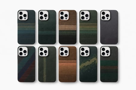 İphone 16 Pro Max ile Uyumlu Magsafe Özellikli Knt Kevlar Telefon Kılıfı