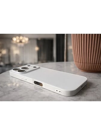 İphone 17 Pro ile Uyumlu Magsafe Özellikli Cam Ag Glass Telefon Kılıfı