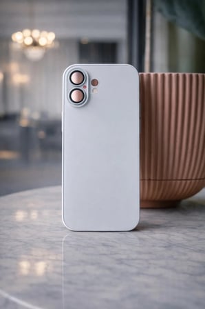 İphone 17 ile Uyumlu Magsafe Özellikli Cam Ag Glass Telefon Kılıfı