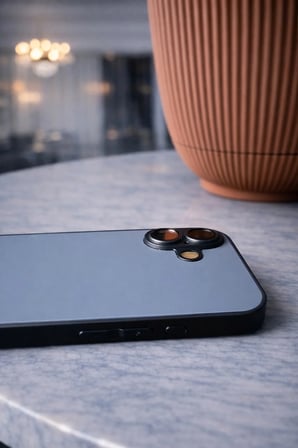 İphone 17 ile Uyumlu Magsafe Özellikli Cam Ag Glass Telefon Kılıfı