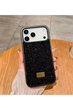 İphone 17 Pro Max Sw İnce Taşlı Premium Kılıf