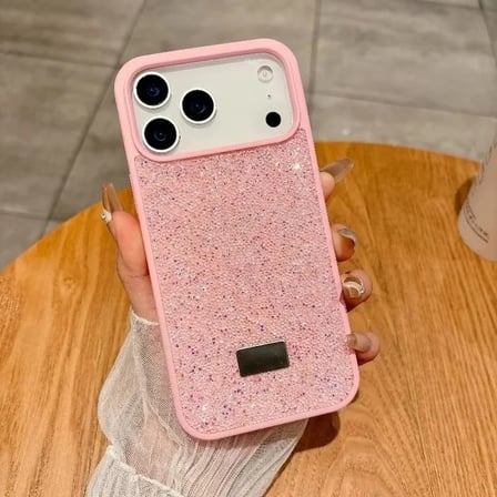 İphone 17  Pro İle Uyumlu İnce Parlak Taşlı Premium Sw Telefon Kılıfı