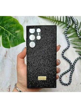 Samsung S25 ULTRA  İle Uyumlu İnce Parlak Taşlı Premium Sw Telefon Kılıfı