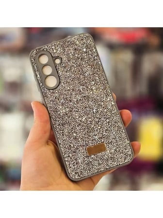 Samsung A55 İle Uyumlu İnce Parlak Taşlı Premium Sw Telefon Kılıfı