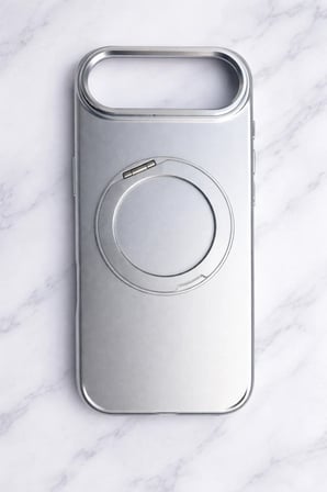 İphone 17 Air ile Uyumlu Stant Olabilen Magsafe Özellikli Titan Telefon Kılıfı