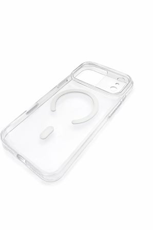 İphone 17 Pro ile Uyumlu Magsafe Özellikli Hybrid Animasyonlu Altı Kapalı Akıllı Tuşlu Sararmaz Kılıf