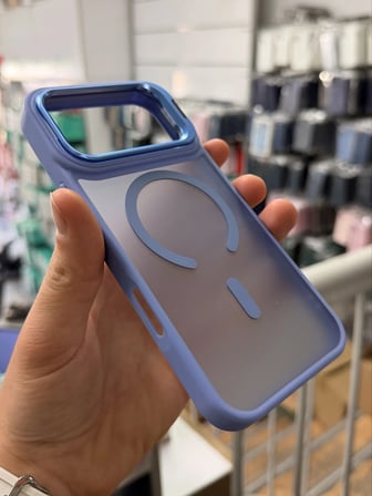 iPhone 18 Pro Max Aras Standlı Mat Buzlu Magsafe Kılıf