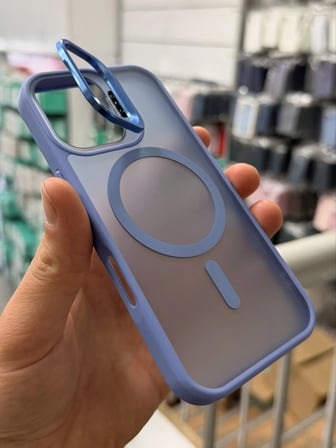 iPhone 16 Aras Standlı Mat Buzlu Magsafe Kılıf