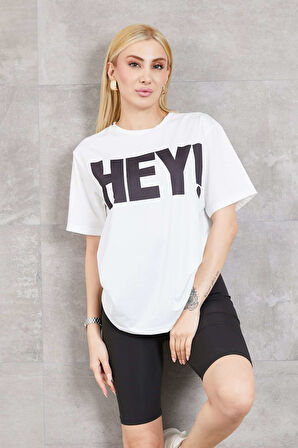 Yazı Baskılı T-Shirt