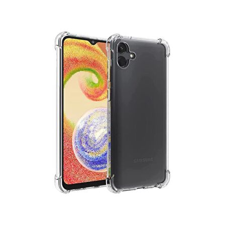Smcase Samsung Galaxy A04 Kılıf Darbe Korumalı Silikon