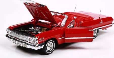 Welly Chevrolet Impala 1963 1/24 Ölçek Kırmızı