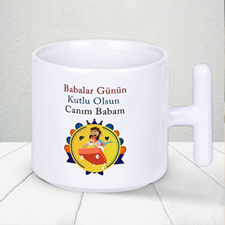 Sıcacık Kahve, Sevgi Dolu Baba! Babalar Gününe Özel Hediyelik T Kupa