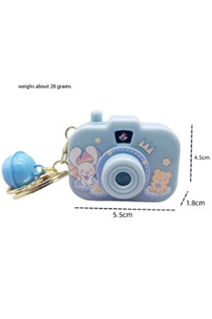 Projeksiyonlu Fotoğraf Makinesi-Projektörlü Anahtarlık-Çanta Süsü