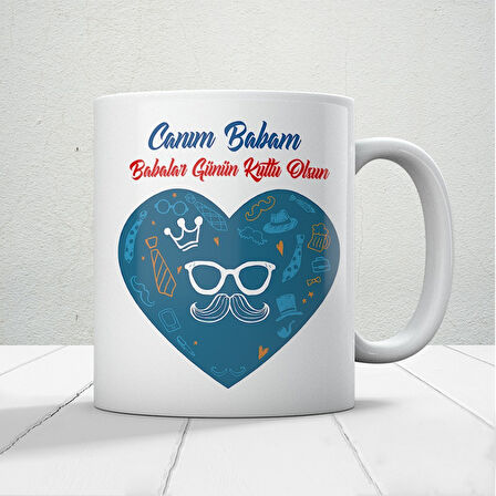 Canım Babam Baskılı Babalar Günü Kupa Bardak Kahve Kupa Bardak-29