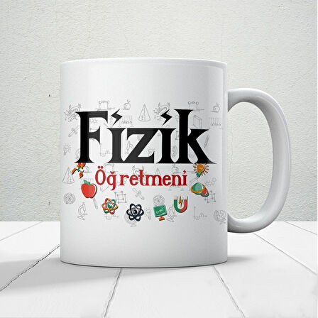 Fizik Öğretmenlerine Özel Öğretmenler Günü Hediyelik Baskılı Kupa