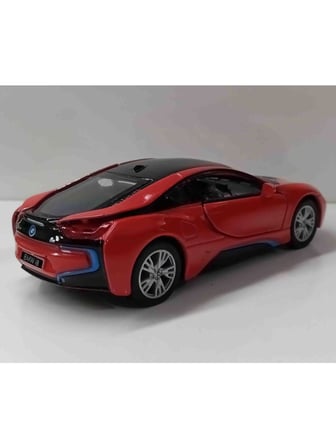 Kinsmart  Kinsmart 1:36 Ölçek Bmw i8 Çek Bırak  Metal Araba