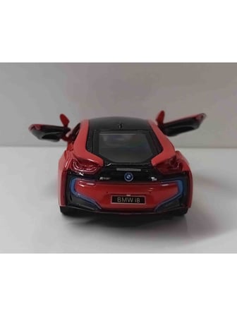 Kinsmart  Kinsmart 1:36 Ölçek Bmw i8 Çek Bırak  Metal Araba