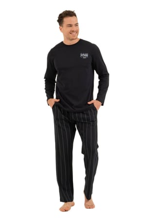 Arnetta Erkek Lacivert Pijama Takımı AR3828-S