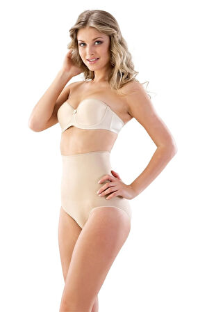 Kadın Ten Seamless Masaj Özellikli Slip Korse Mı16skr00028