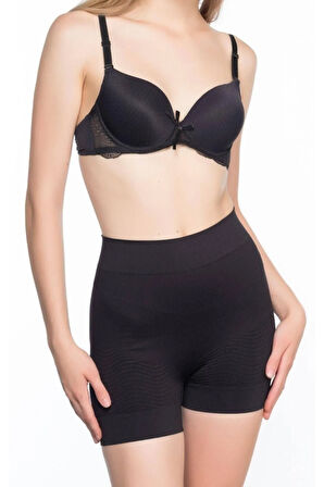Kadın Seamless Antiselülüte Popo Açık Boxer Korse