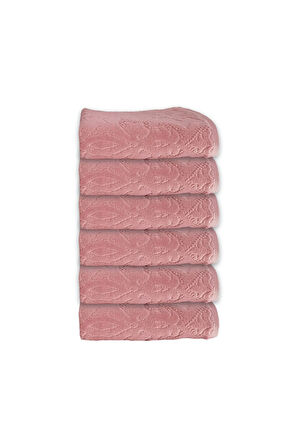 Özdilek Curve Havlu 6'lı 50x90 Cm Pembe