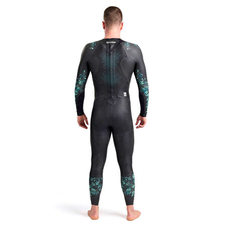 Powerskin Storm Wetsuit Erkek Siyah Yarış Mayosu 4970515