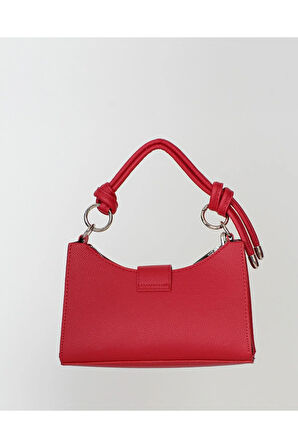 Gael Tokalı Siyah Kırmızı Omuz ve El Çantası