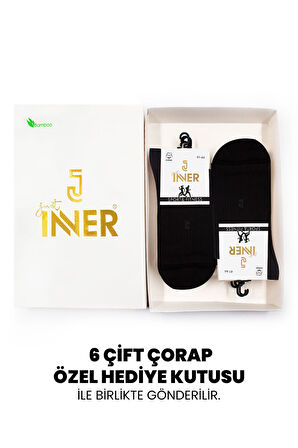Just Inner Erkek 6'lı Tenis Çorabı (Pamuk)