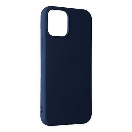 Apple iPhone 11 Pro Max Kılıf Nano içi Kadife Silikon - Lacivert