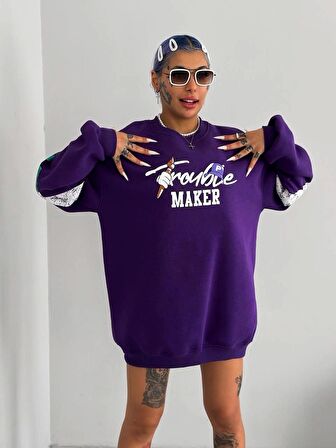 Mor Trouble Maker Oversize Sweatshirt