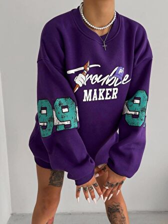 Mor Trouble Maker Oversize Sweatshirt