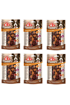 8in1 Flavours Skewer Bites Köpek Ödülü 100 Gr. X 6 Adet