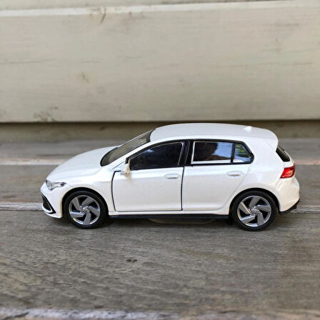 Welly Volkswagen Golf 8 GTI Diecast Metal Araba Model Araba Oyuncak Araba Çek Bırak Araba 12 Cm