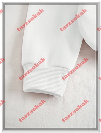Japonya Kiraz Çiçekleri Ülkesi Baskılı Erkek Kapüşonlu Üstleri Sonbahar Bol Sweatshirt Temel