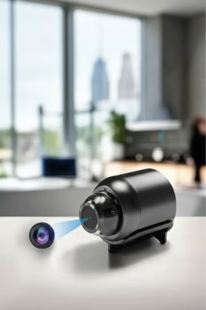 1080P HD WiFi Mini Kamera 120° Geniş Açı Gece Görüşü Manyetik 360° Döner TF Kart Destekli