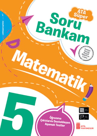 5. Sınıf Ata Süper Türkçe -  Matematik- Fen Bilimleri Soru Bankam Seti