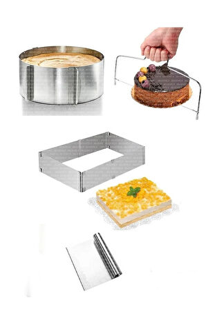 Yuvarlak ve Didörtgen Kek Kalıbı Metal Kesici Kesme Teli