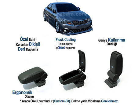 PEVGOAT 301 ARACA ÖZEL KOL DAYAMA VİDASIZ KOLÇAK 2012 2013 2014 2015 2016 2017 2018 2019 2020